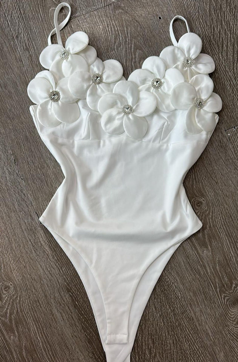 Rhinestone Bloom Top