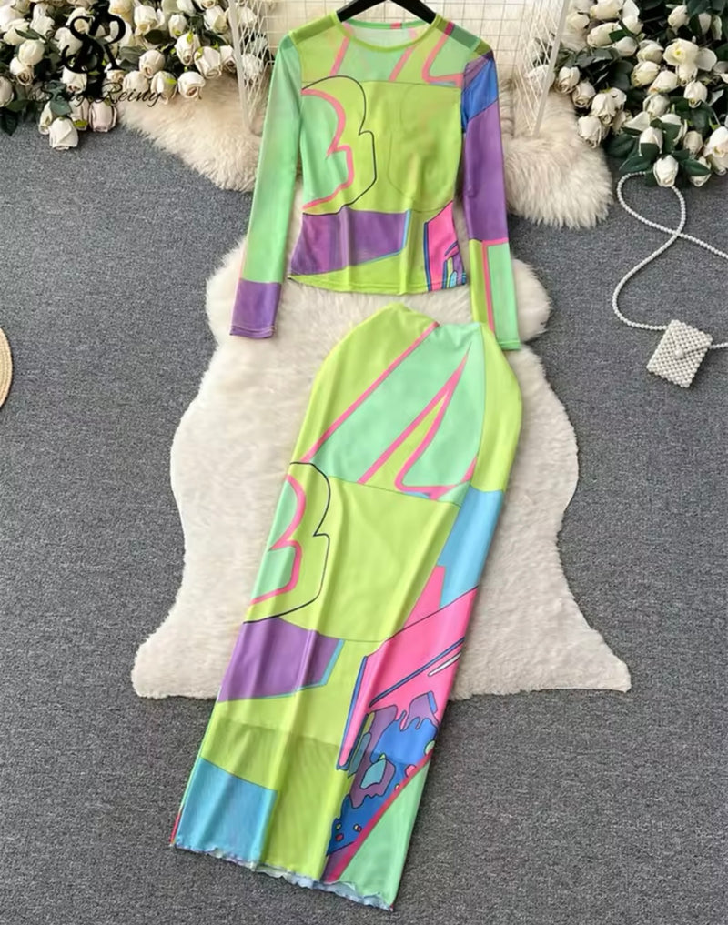 MESH TIME DRESS