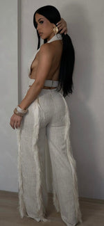Linen pant set
