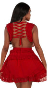 Flirty ruffle dress