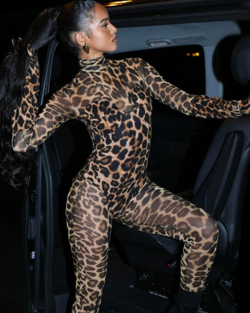 LEOPARD JUMPSUIT