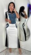 Chic skirt set