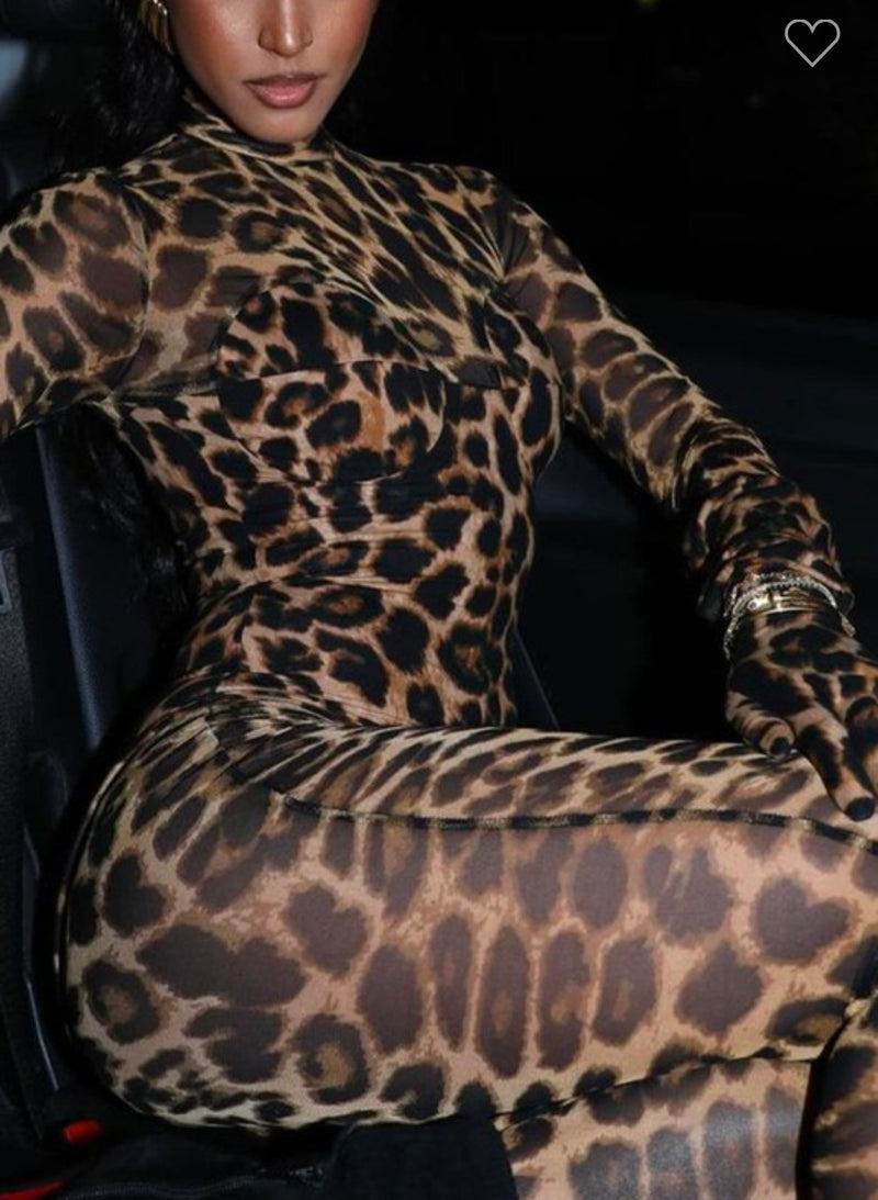 LEOPARD JUMPSUIT