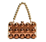 BALL CLUTCH PURSE