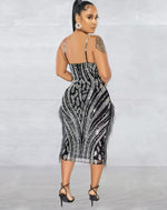 Stoned and feather Dress