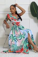MAXI PRINTED SUNDRESS