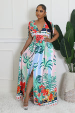 MAXI PRINTED SUNDRESS
