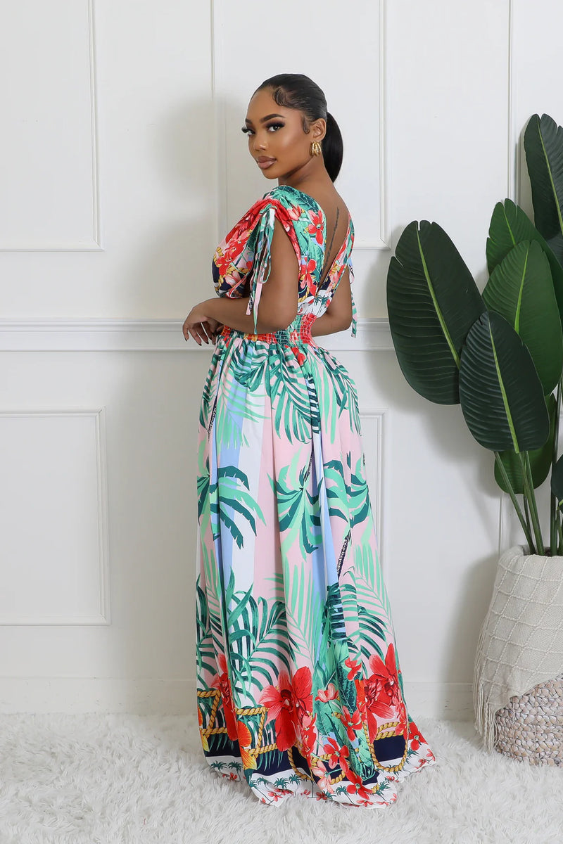 MAXI PRINTED SUNDRESS
