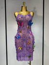 Butterfly Mesh Dress