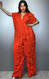 Distress not depressed jumpsuit