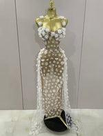 Golden Petal Dress