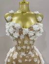 Golden Petal Dress
