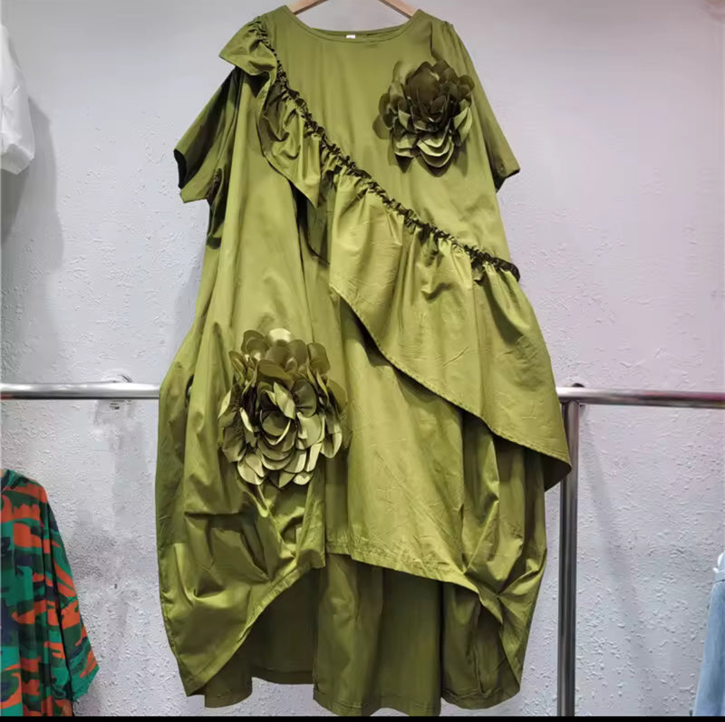 Ruffle Blossom Plus dress