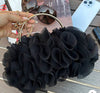 Ruffle Royale Clutch Bag
