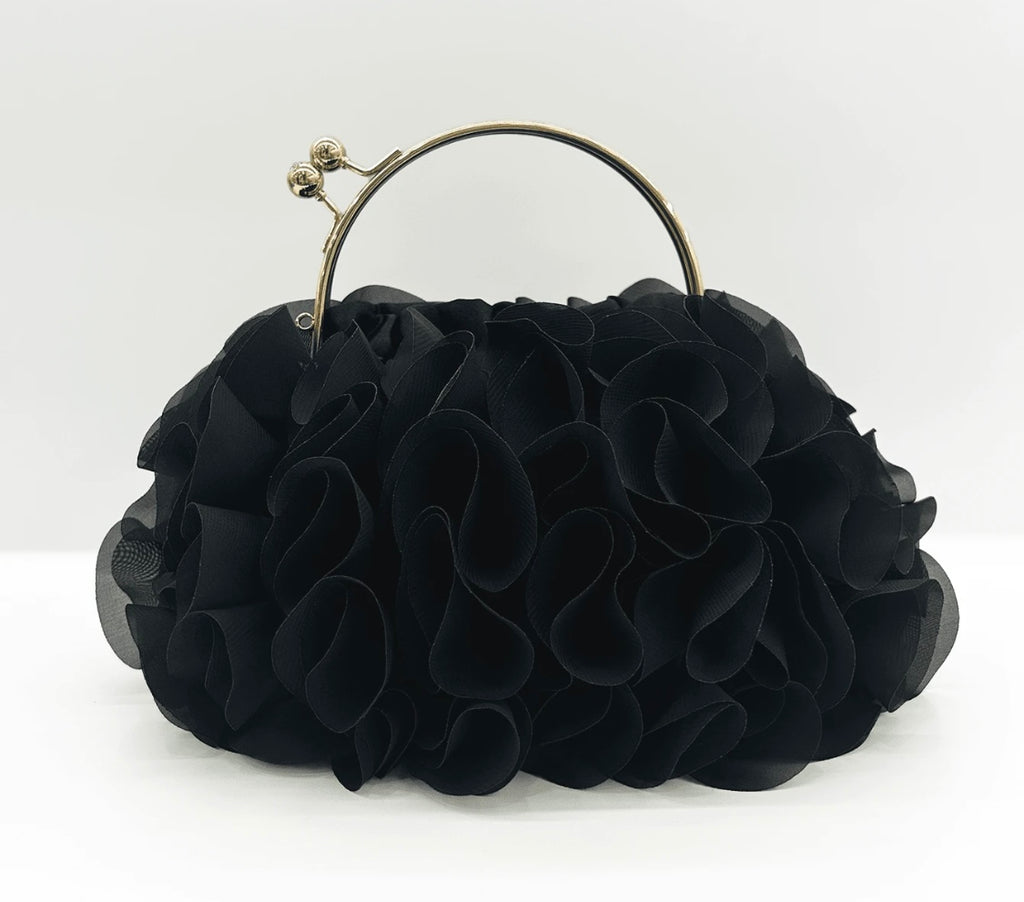 Ruffle Royale Clutch Bag