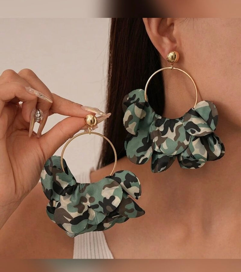 Camo Earring
