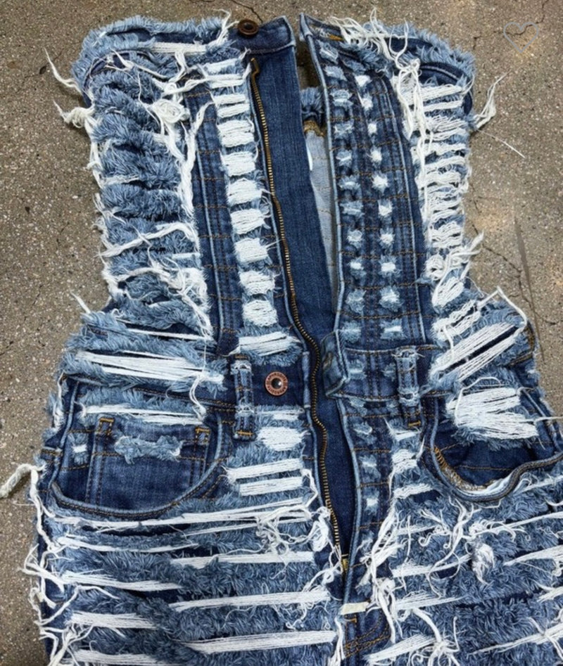Denim Drama Jumpsuit