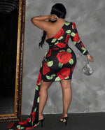Midnight Bloom Plus Size Dress