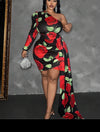 Midnight Bloom Plus Size Dress