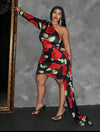 Midnight Bloom Plus Size Dress