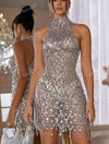 Glimmering Waterfall Dress