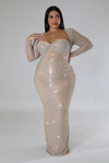 The Glimmering Goddess Plus Size Dress