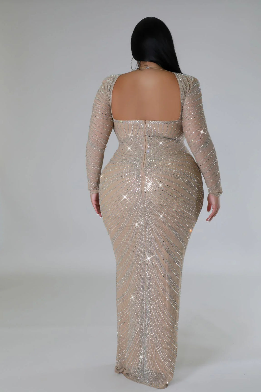 The Glimmering Goddess Plus Size Dress