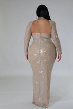 The Glimmering Goddess Plus Size Dress
