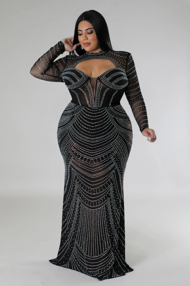 Black Magic Plus Size Dress