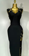 Pinned Bandage Dress
