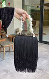 Fringe and Pearl Purse