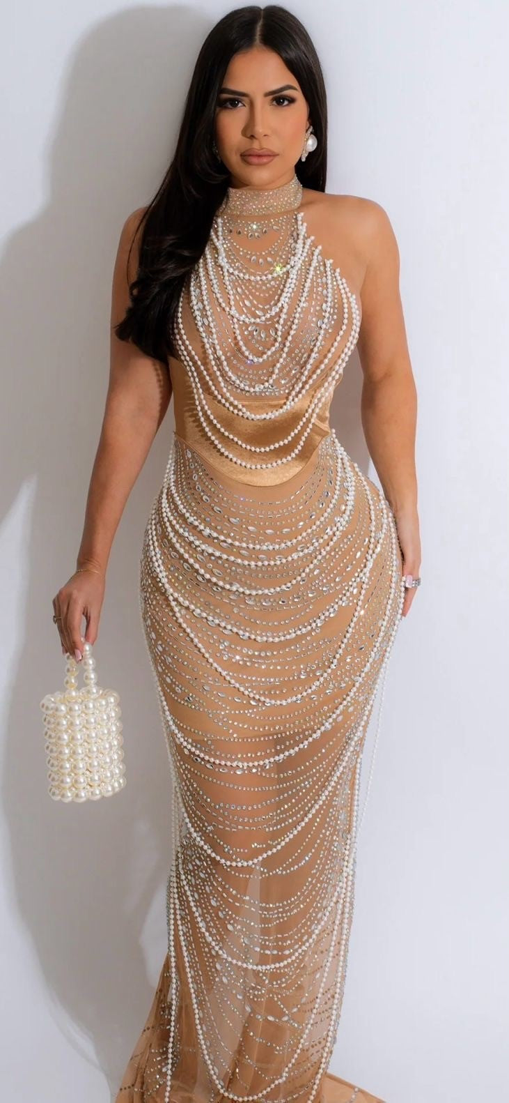 PEARLS ALL DAY DRESS