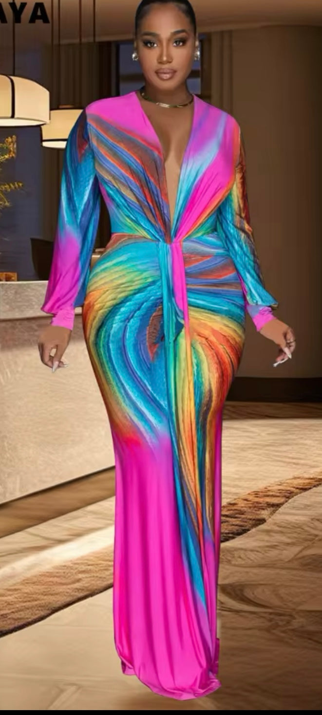 RAINBOW GIRL DRESS