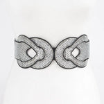 Love Knock Rhinestone Belt