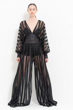 wide leg pant set