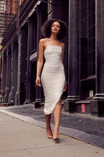 RUCHED CAMI DRESS